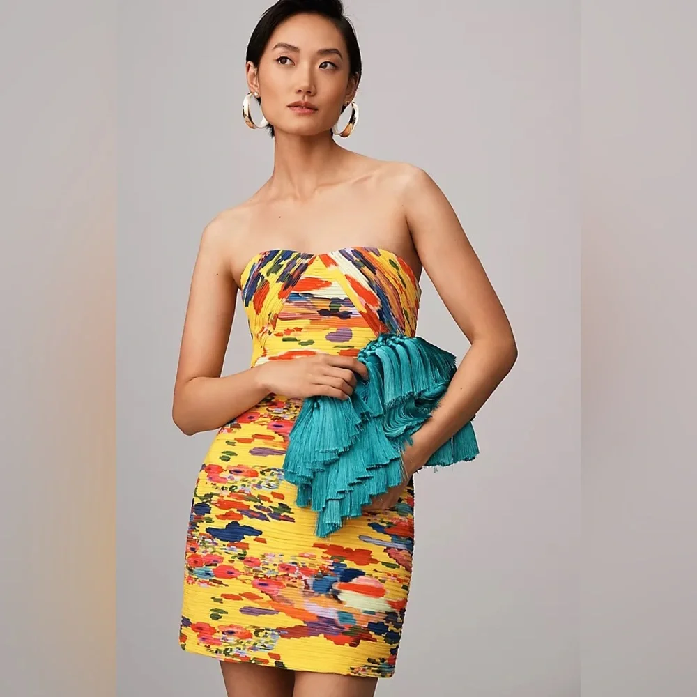 Amur Jana Mini Strapless dress NWT - Picture 4 of 8